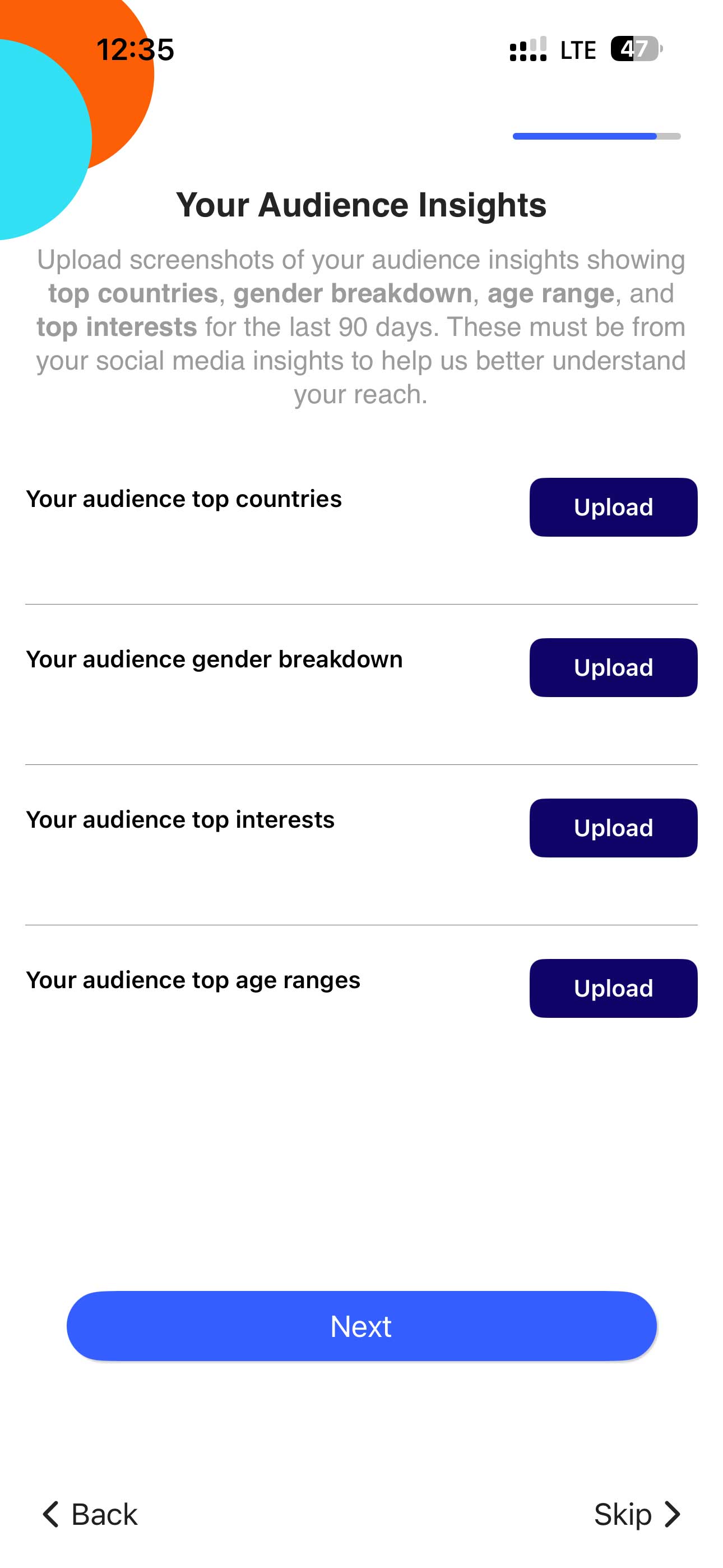 Showcase audience insights and verified social media data