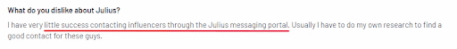 Julius review 3