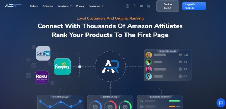 AlgoRift homepage