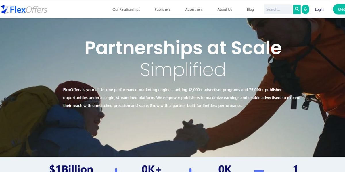 FlexOffers Home page