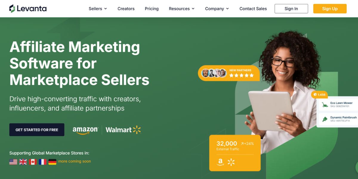 Levanta Home Page