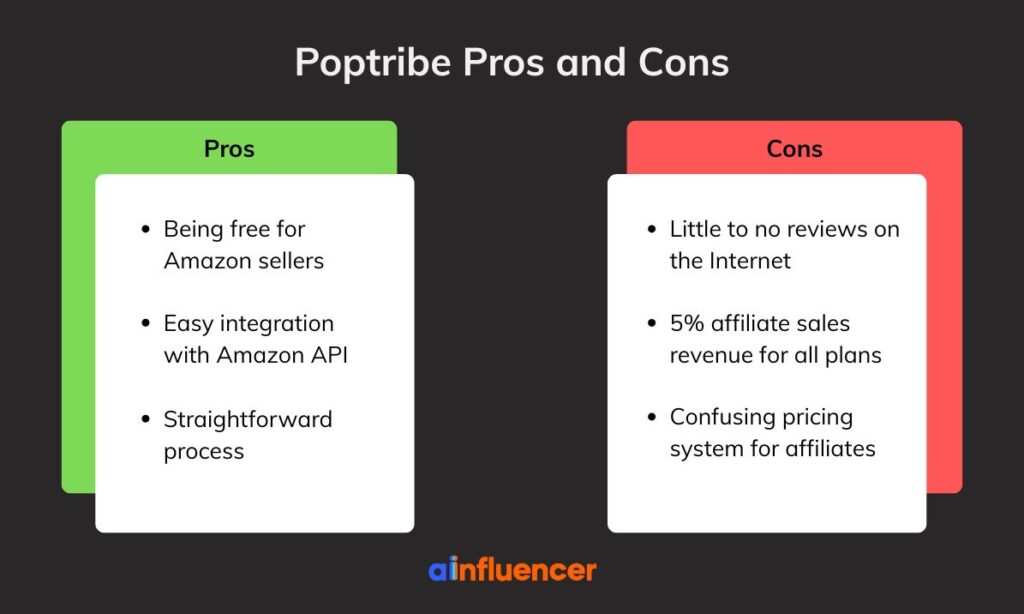 Poptribe Pros and Cons