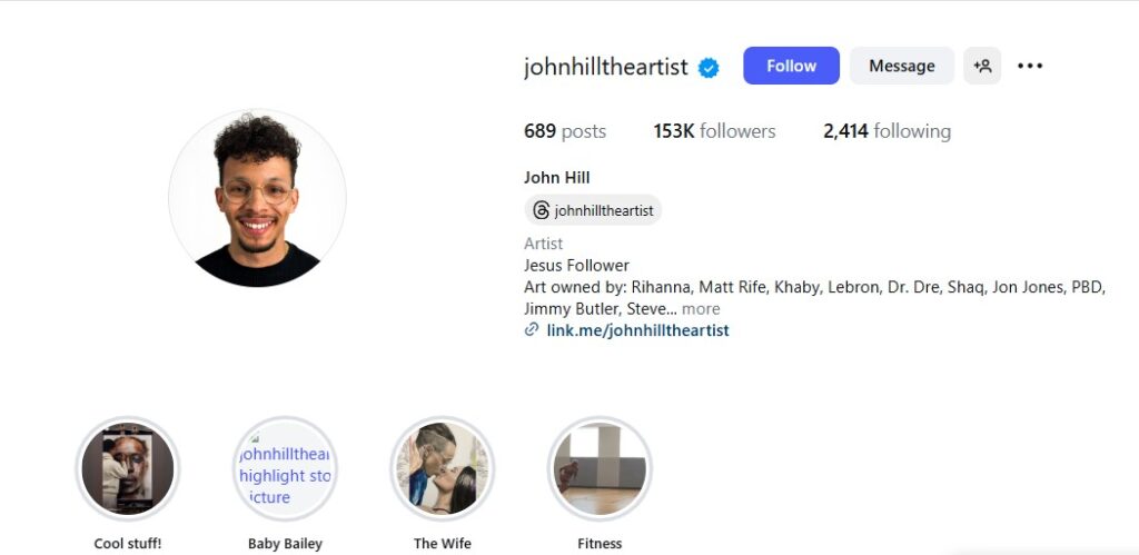 a macro influencer example on Instagram