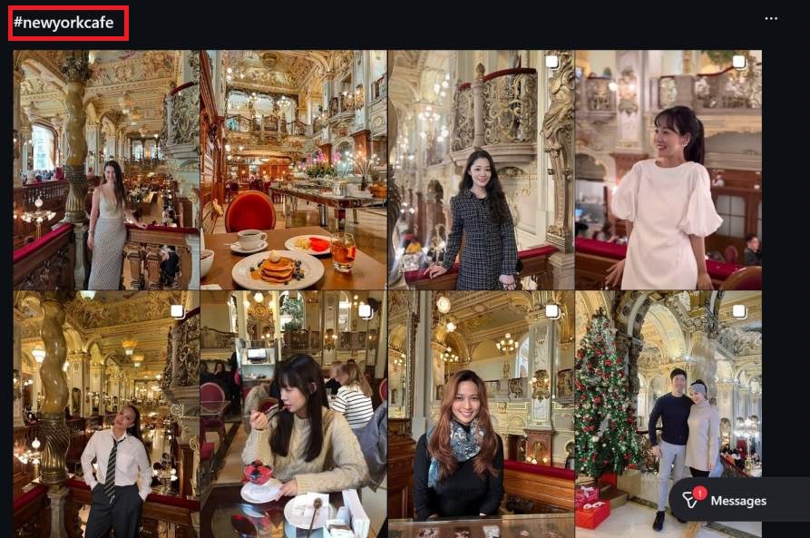 Search social media for local influencers