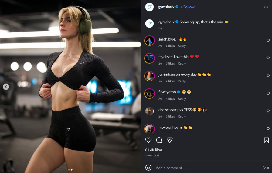 Gymshark ambassadors