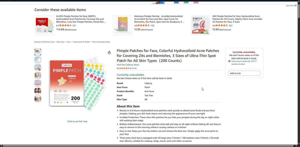 19. Pimple Patches