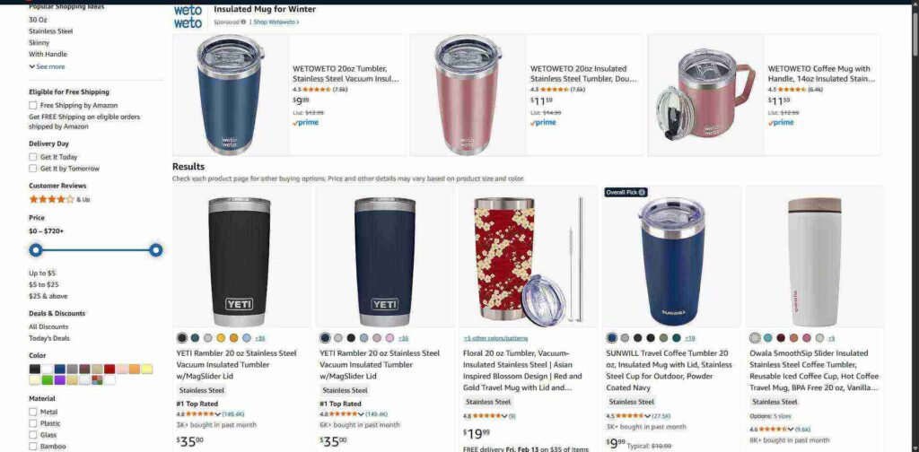 20. Insulated Tumblers