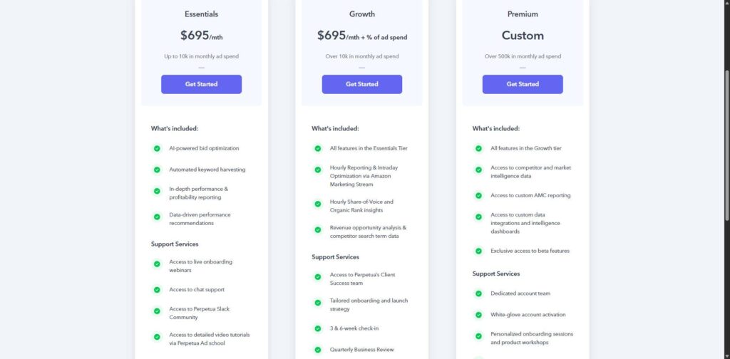 3. Perpetua pricing