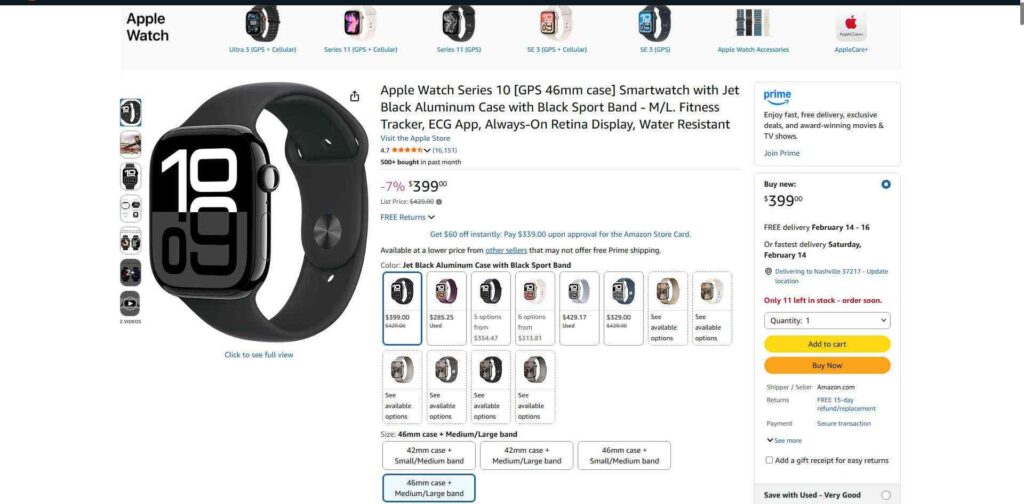 6. Apple Watch Series 10