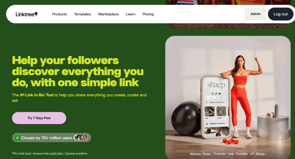 Amazon influencer tool - Linktree
