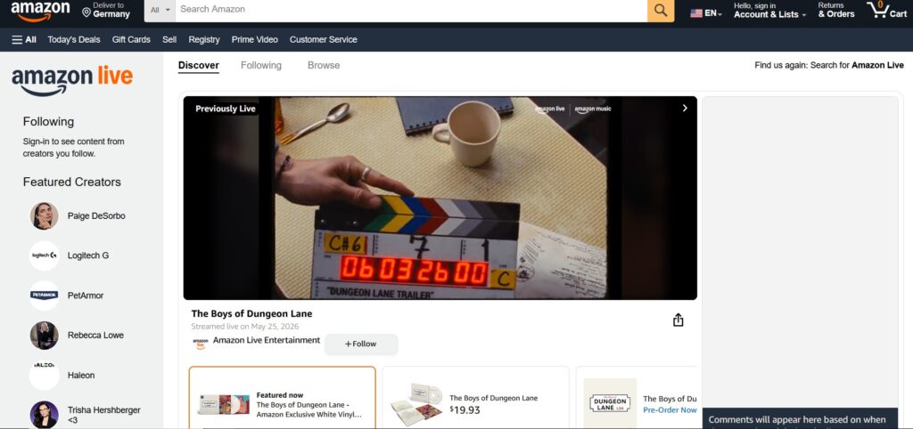 Amazon Live Streams - Find Amazon Influencers