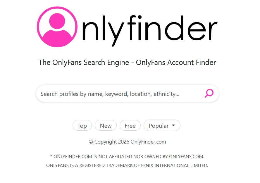 only finder homepage