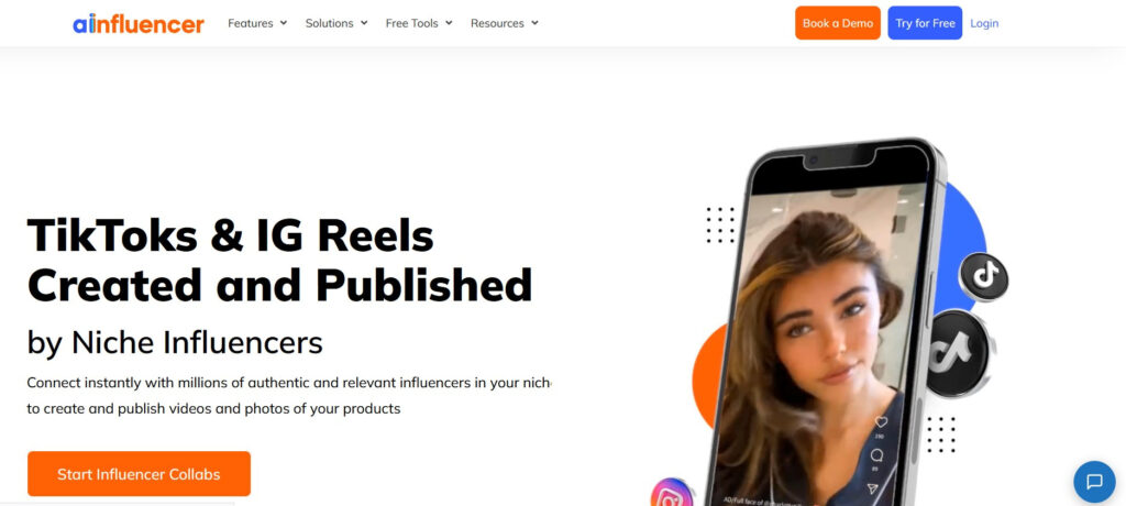 Ainfluencer Homepage