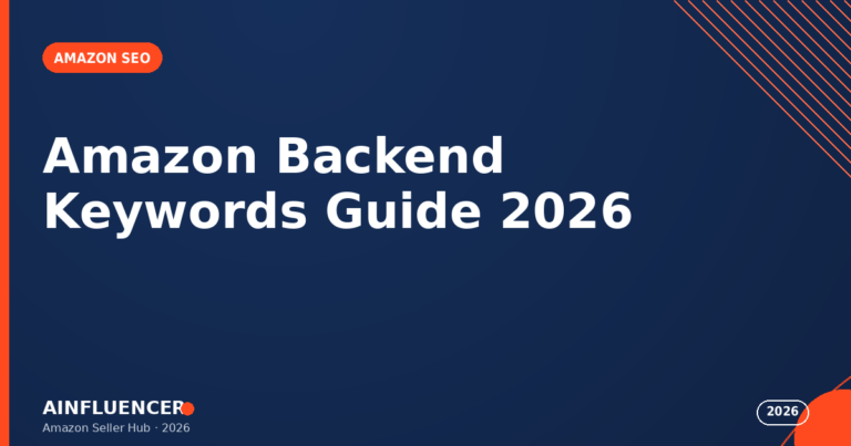 Read more about the article Amazon Backend Keywords Guide 2026: 249-Byte Optimization