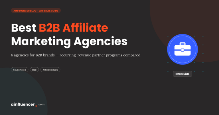 Read more about the article Best 6 B2B Affiliate Marketing Agencies in 2026
