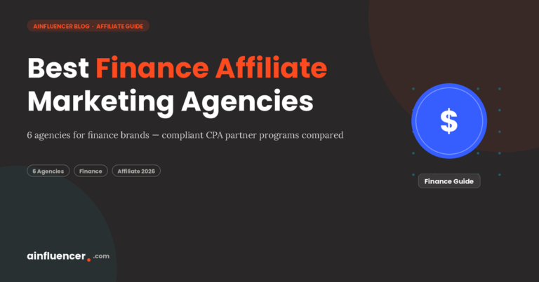 Read more about the article Top Finance Affiliate Marketing Agencies for Financial Brands 2026