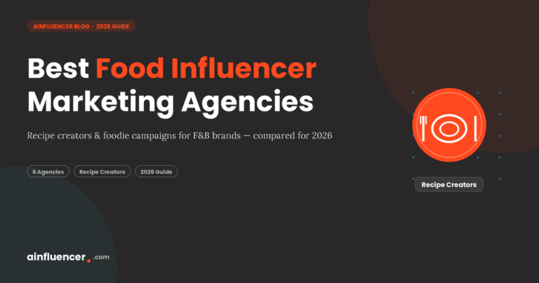 Read more about the article Best Food Influencer Marketing Agencies