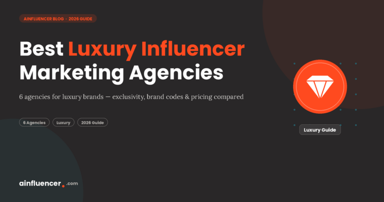 Read more about the article Top Luxury Influencer Marketing Agencies for Premium Brands