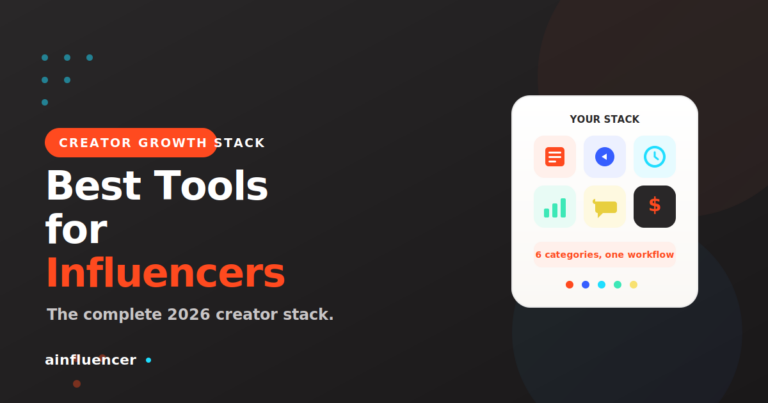 Read more about the article The Best Tools for Influencers in 2026: Your Complete Growth Stack