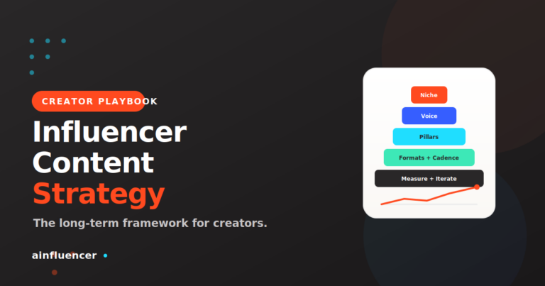 Read more about the article Influencer Content Strategy: The Long-Term Creator Framework