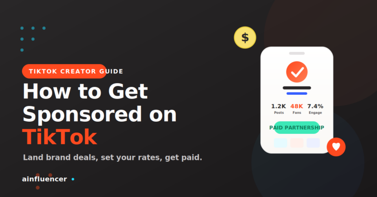 Read more about the article How to Get Sponsored on TikTok