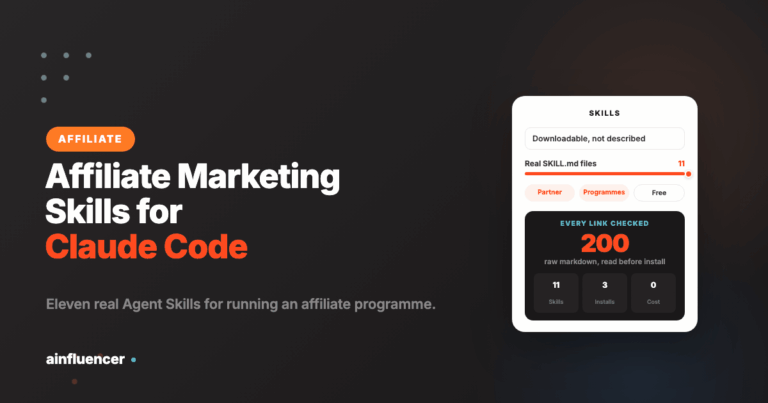 Read more about the article Affiliate Marketing Skills for Claude Code and AI Agents