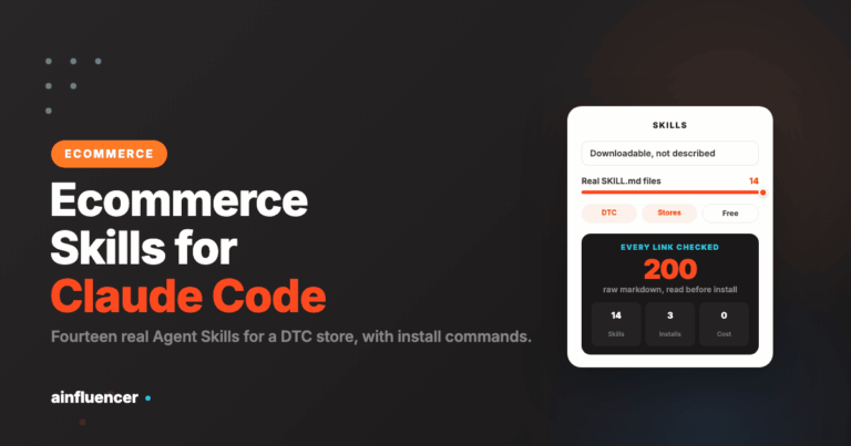 Read more about the article Ecommerce Skills for Claude Code and AI Agents