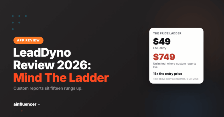 Read more about the article LeadDyno Review 2026: The Price Ladder and Where the Features Sit